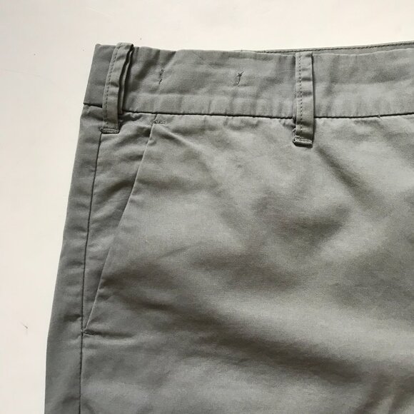 G1 Goods Everyday Bermuda Shorts Womens 10 Gray Cotton Twill 7.5" Inseam Mid - Picture 6 of 11